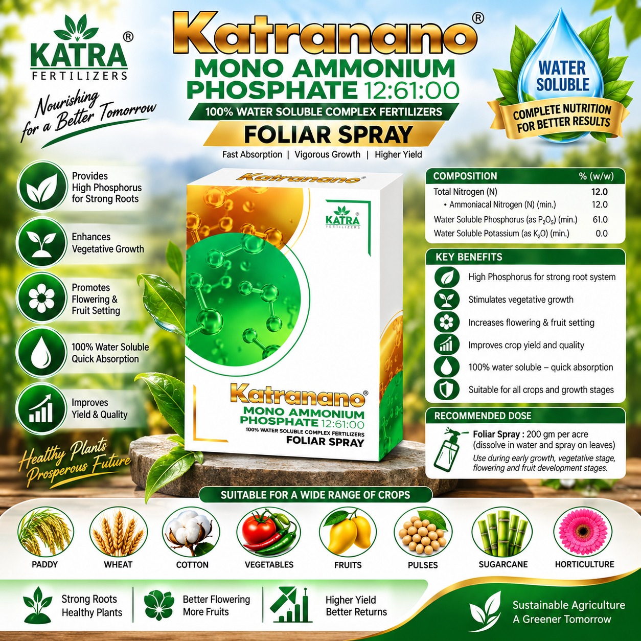 Katra Nano -NPK 12:61:00