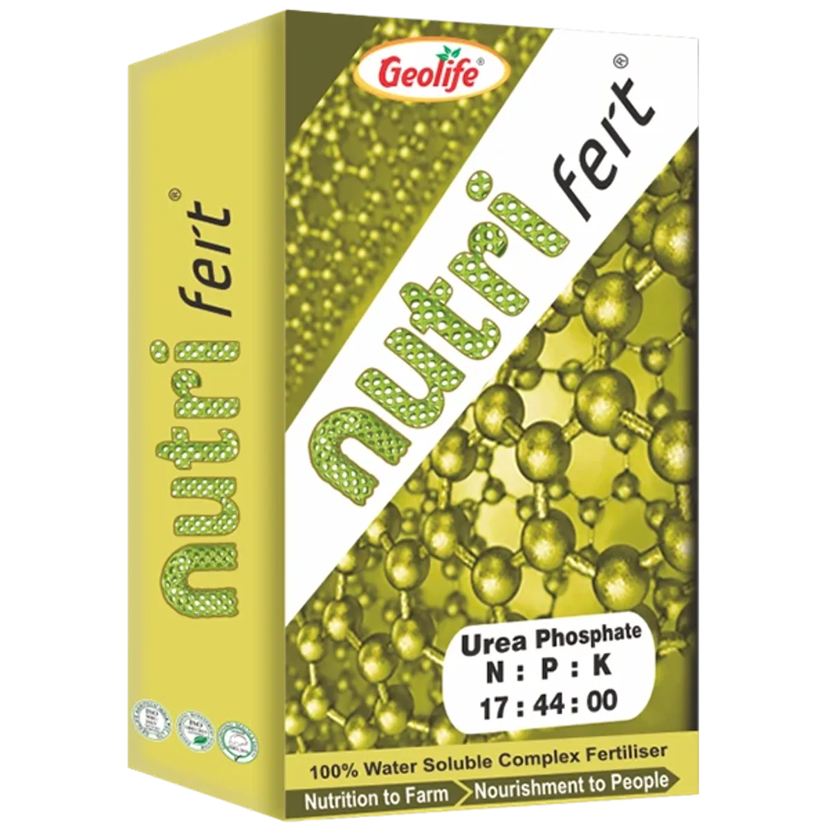 Geolife Phosporus Nitrate Water Soluble Fertilizer NPK 17-44-00  (Dosage: 1 Kg for 5 Acre)