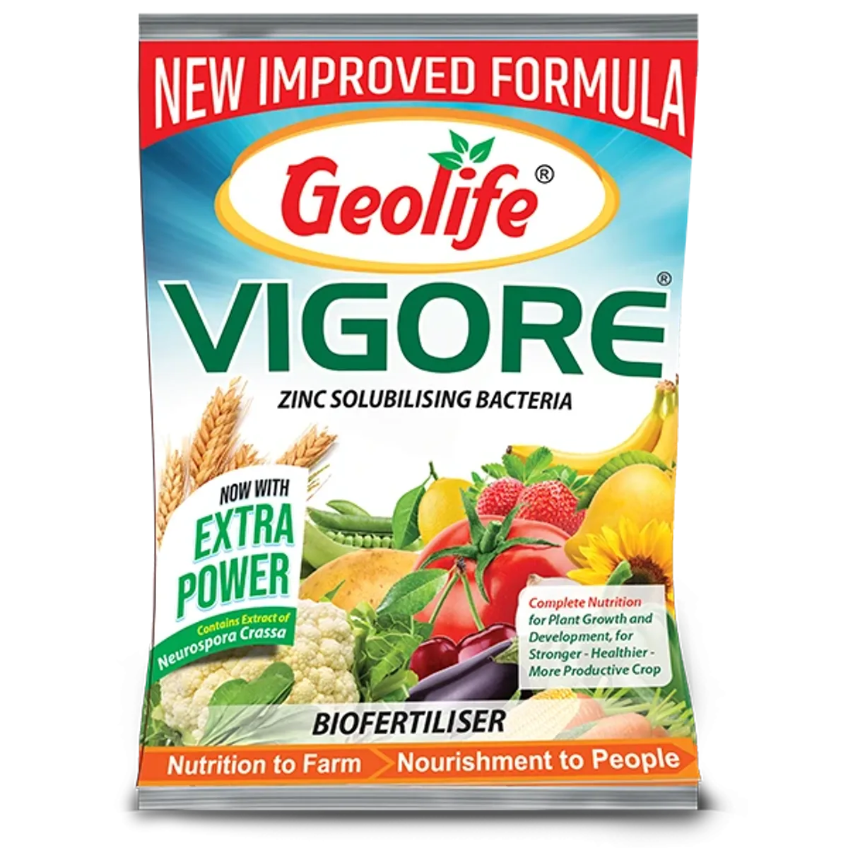 Geolife Vigore - Superior Organic Yield Enhancer- Zinc Solubilizing Bacteria