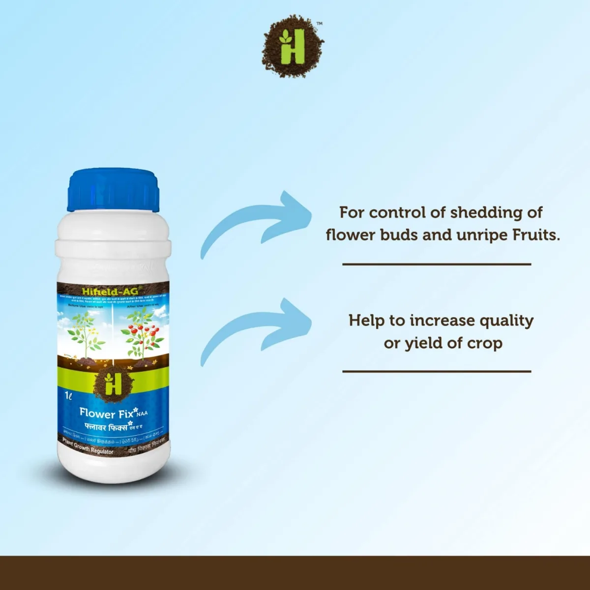 Flower Fix फ्लावर फिक्स (Alpha-Napthyl Acetic Acid 4.5% SL) For control of shedding of flower buds and unripe fruits