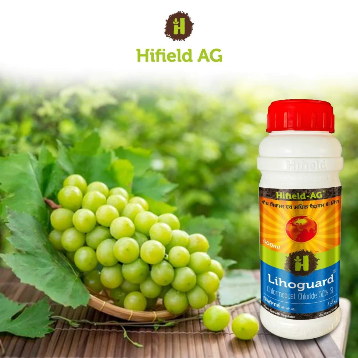 Lihoguard®  लिहोगार्ड   (Chlormequat Chloride 50% SL) For retarding unwanted vegetative growth