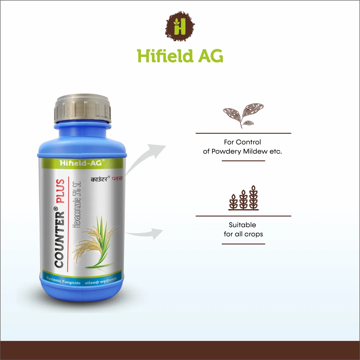 Counter® Plus काउंटर प्लस (Hexaconazole 5% SC)