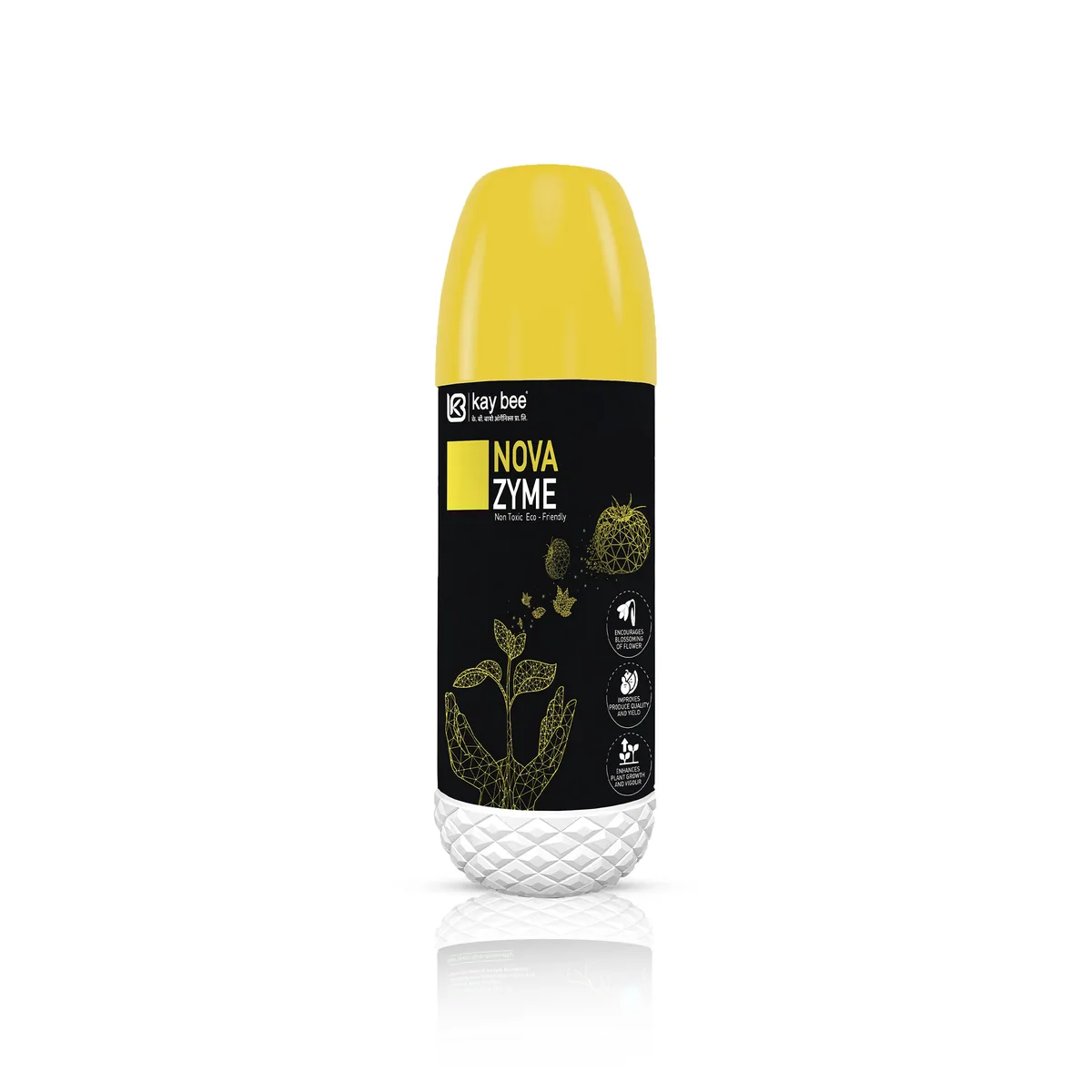 Kay Bee NOVA Zyme | Seaweed Extract Liquid Concentrate | Plant Growth Regulator for Gardens and Agriculture | Helps to Boost Flowering and Fruiting | Helps to Improve Tillering