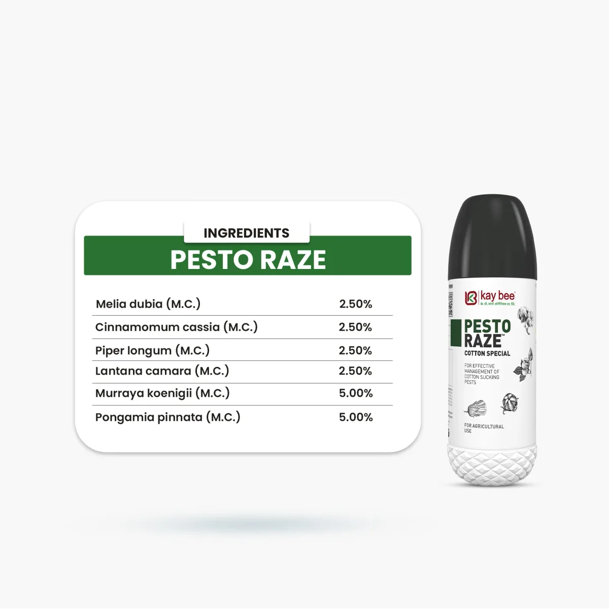 Kay Bee Pesto Raze Cotton Special | Safe and Effective Pest Control | Organic Pest Control for Plants