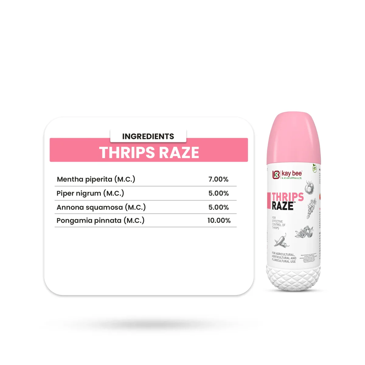 Kay Bee Thrips Raze | Bio Insect Control for Plants & Home Garden | Thrips Control for Plants and Organic Farming
