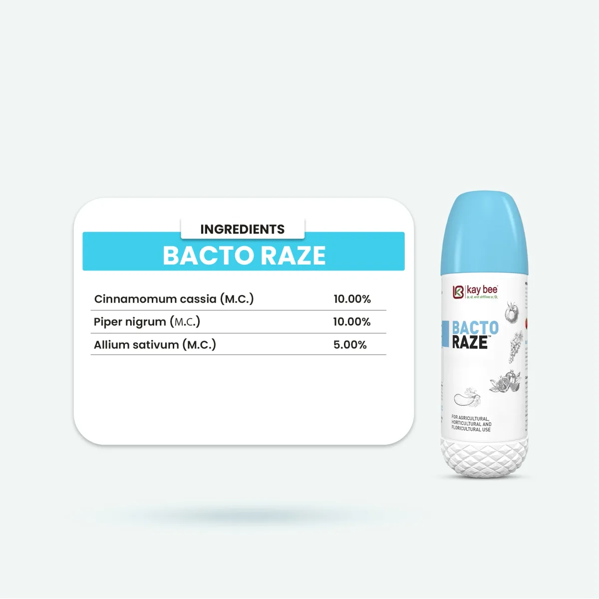 Kay Bee Bacto Raze | Organic Botanical extracted product For All Bacterial Disease in Plants