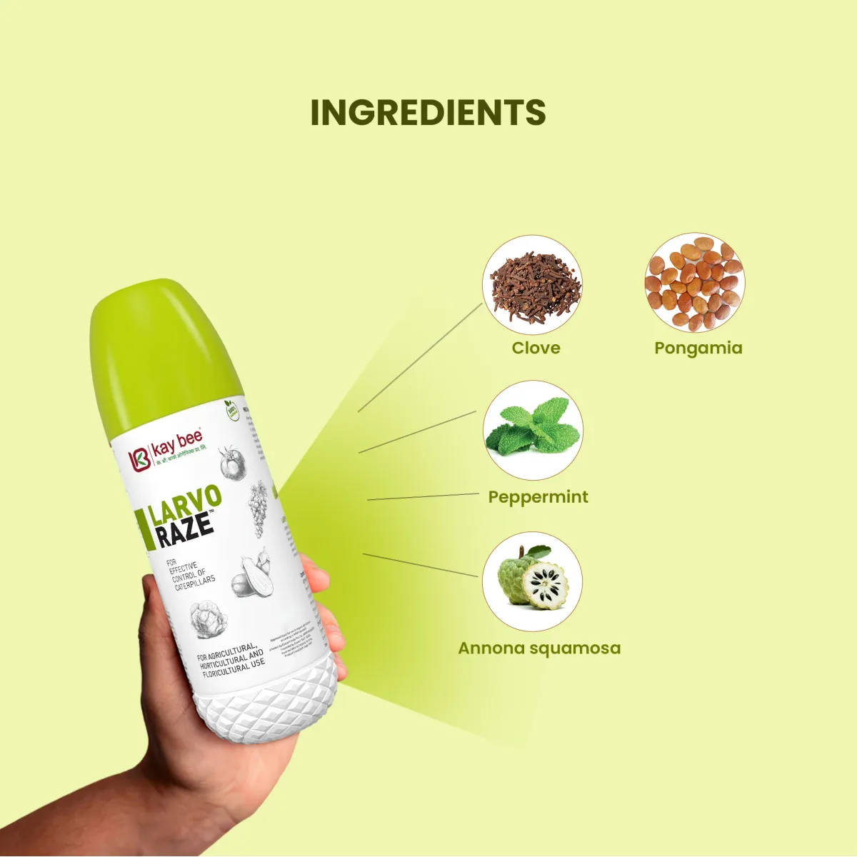 Larvo Raze – Best Larvicide and Insecticide for Stem Borer, Shoot Borer, and Caterpillar Control in Paddy, Brinjal, Cotton, Tomato, and Other Crops