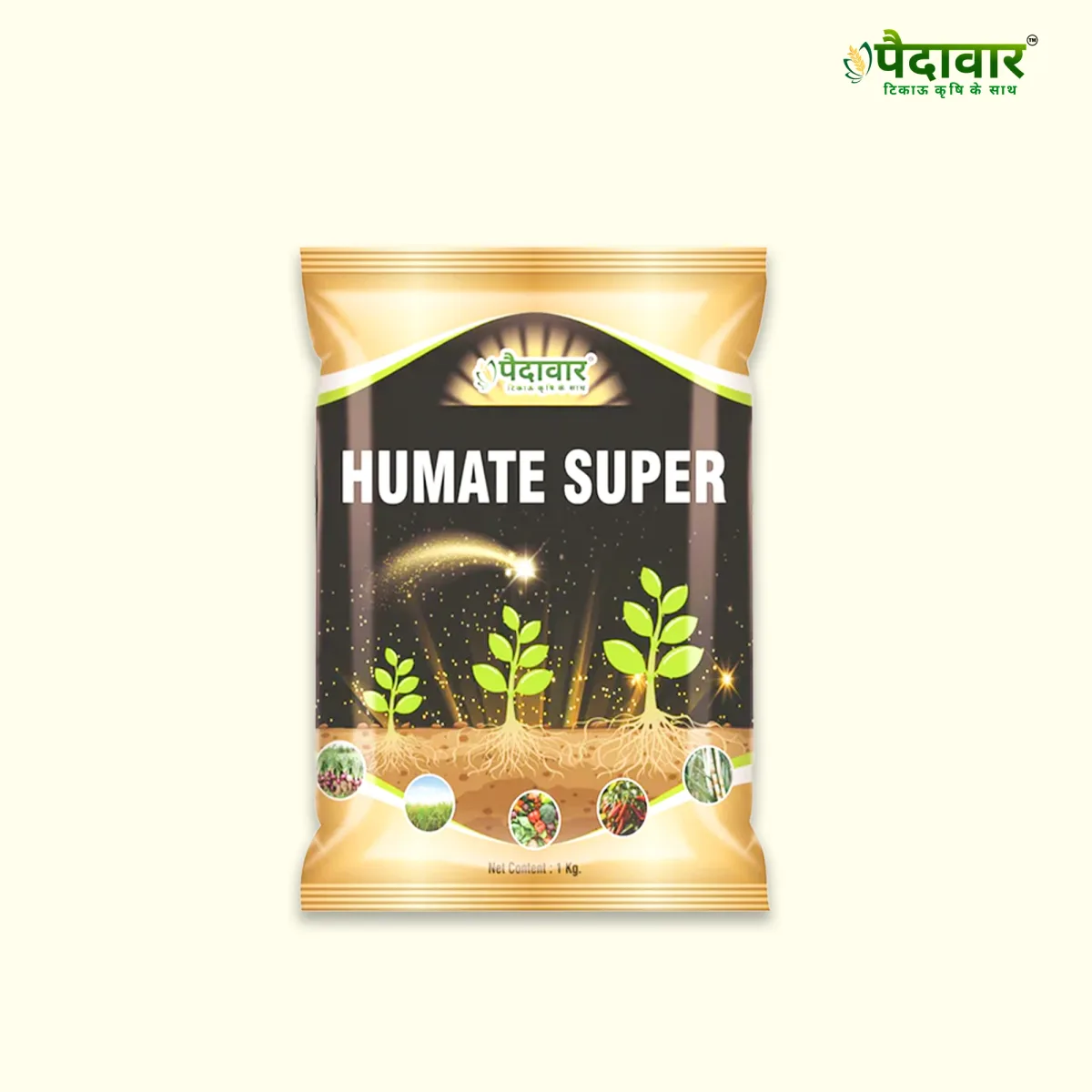 Paidavaar Humate Super | Potassium Humate 98% Flakes | Plant Growth Promoter
