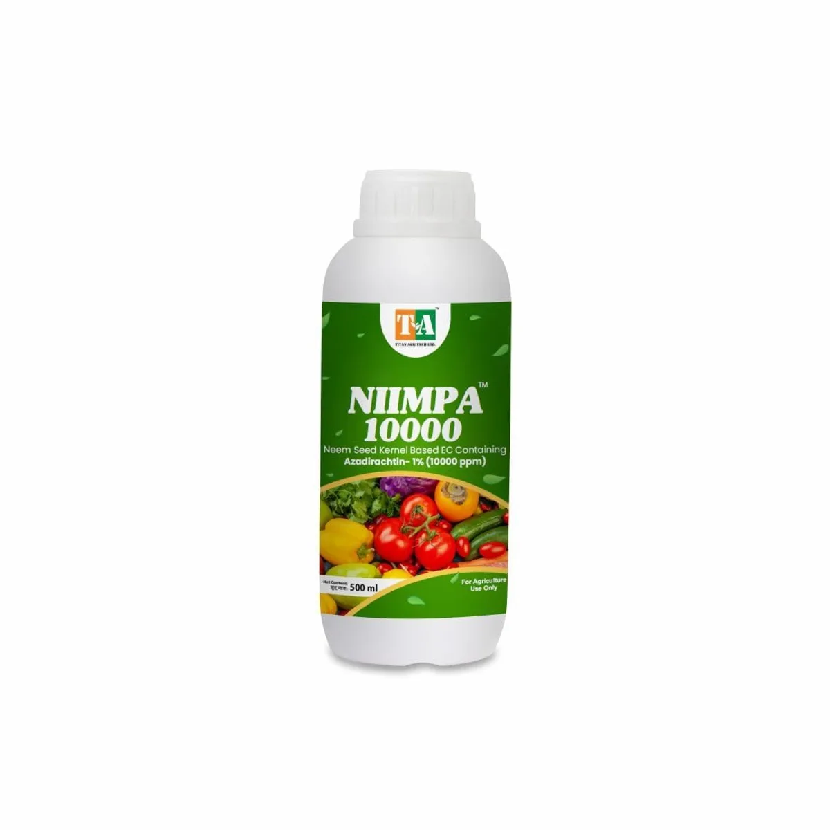 Titan Agritech Limited Azadirachtin 1% EC (NIIMPA 10000) | Neem Oil for Plant and Organic Home Gardening