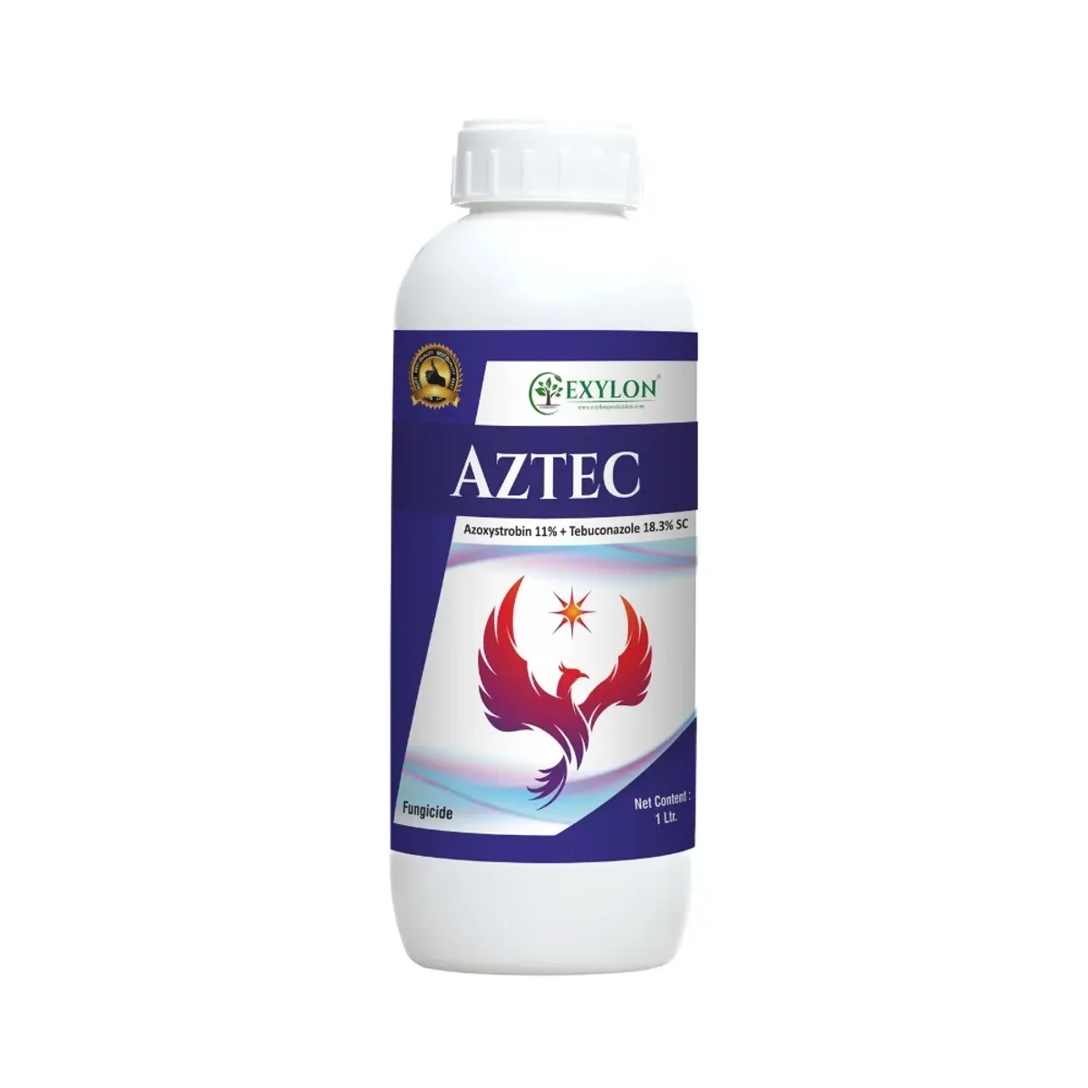 Exylon Aztec (Azoxystrobin 11% + Tebuconazole 18.3% W/W SC) – Effective Fungicide for Paddy, Groundnut, Vegetables & more