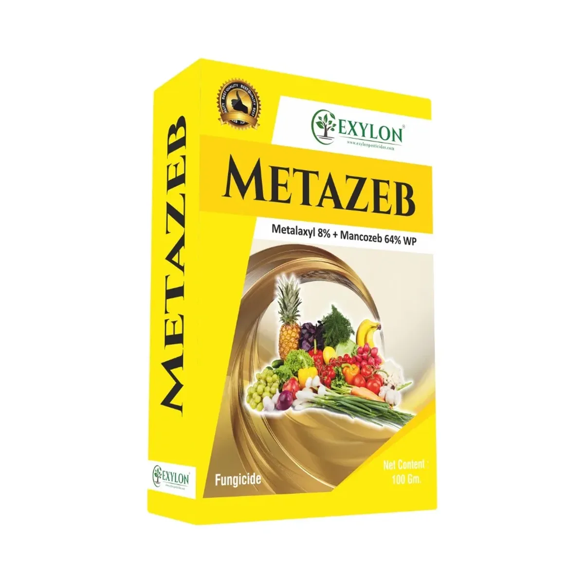 Exylon Metazeb (Metalaxyl 8% + Mancozeb 64% WP) – Effective Fungicide for Paddy, Wheat, Vegetables & more