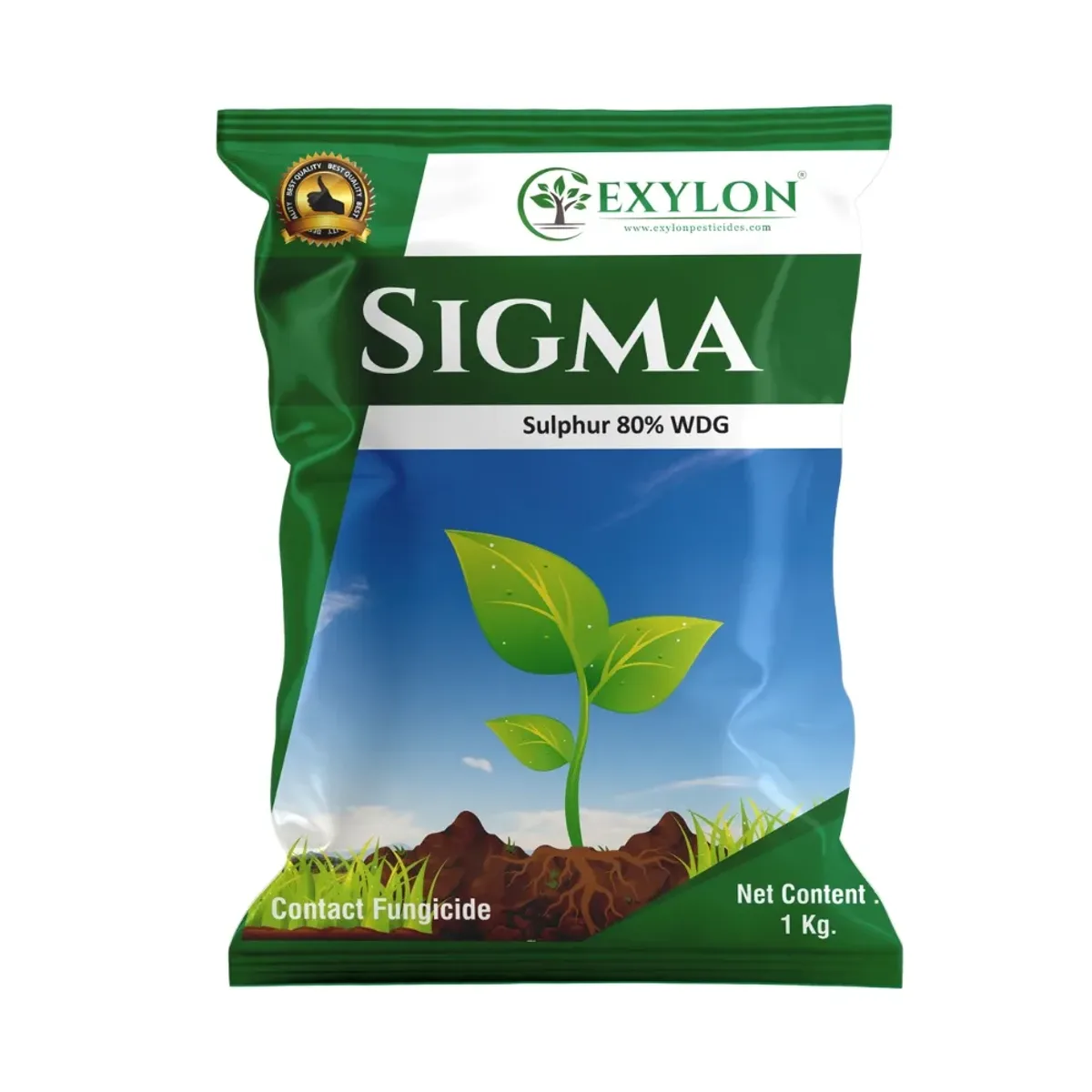 Exylon Sigma (Sulphur 80% WG) – Effective Fungicide for Grapes, Vegetables, Fruits & more