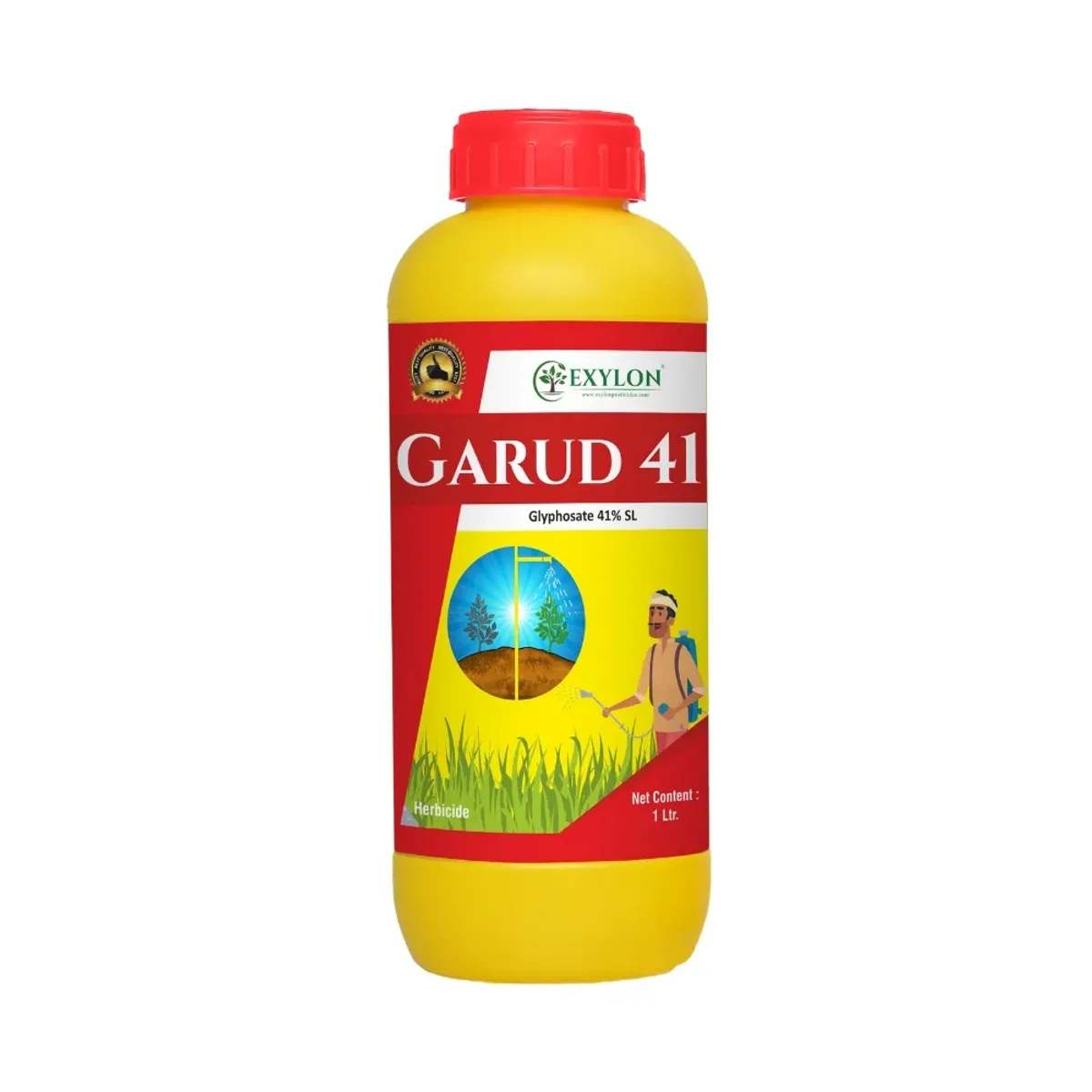 Exylon Garud 41 (Glyphosate 41% SL) – Effective Herbicide for Cotton, Paddy, Soybean & more