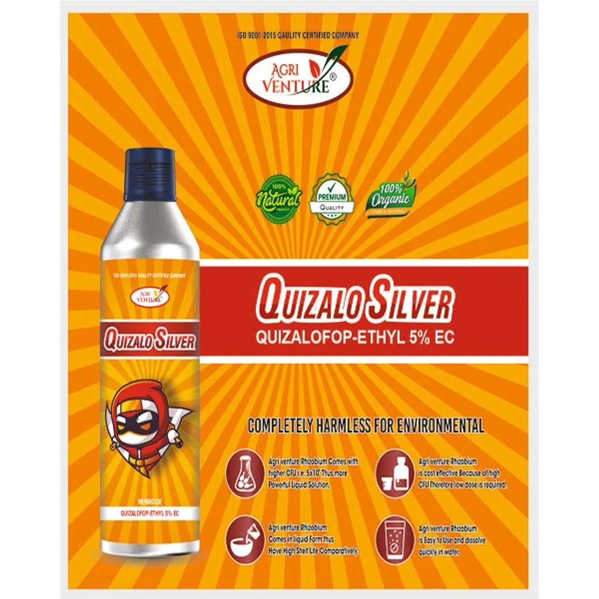 AgriVenture Quizalo Silver (Quizalofop Ethyl 5% EC) Herbicides