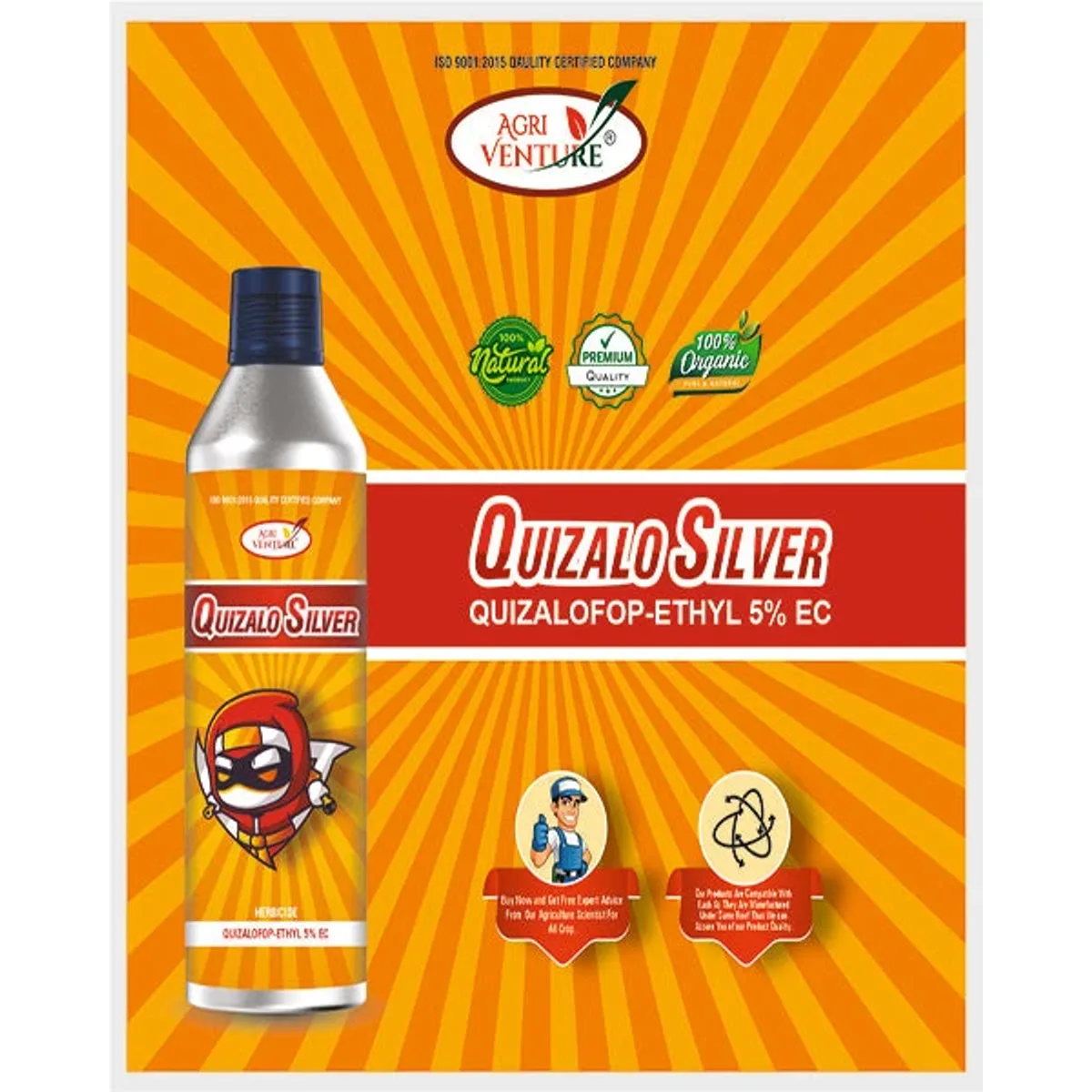 AgriVenture Quizalo Silver (Quizalofop Ethyl 5% EC) Herbicides