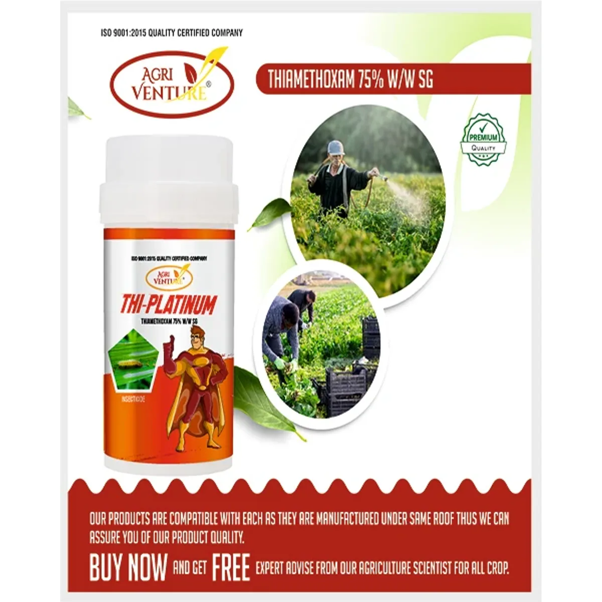 AgriVenture THI Platinum (Thiamethoxam 75% SG) Insecticides