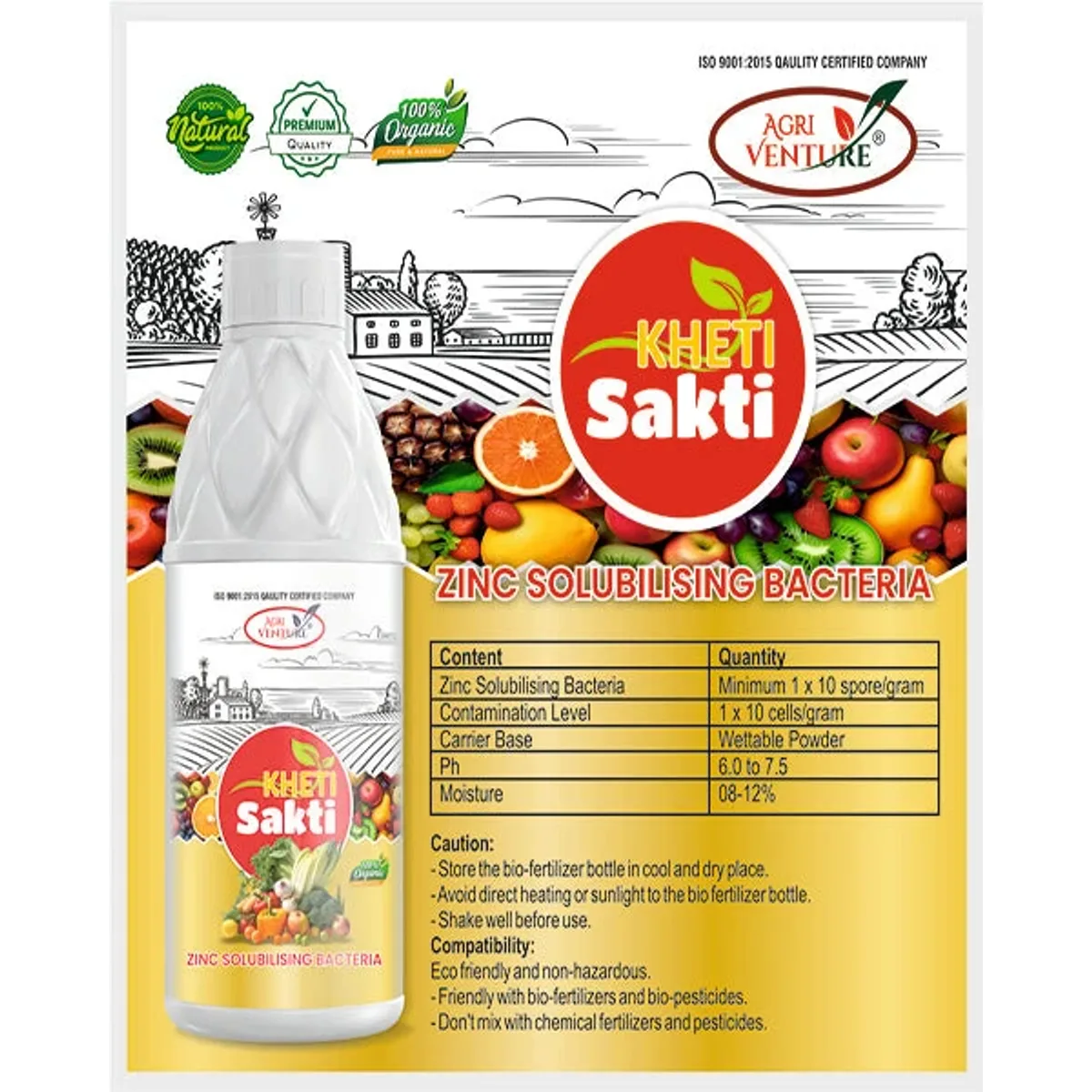 Agriventure Kheti Sakti Zsb – Zinc Solubiling Bacteria
