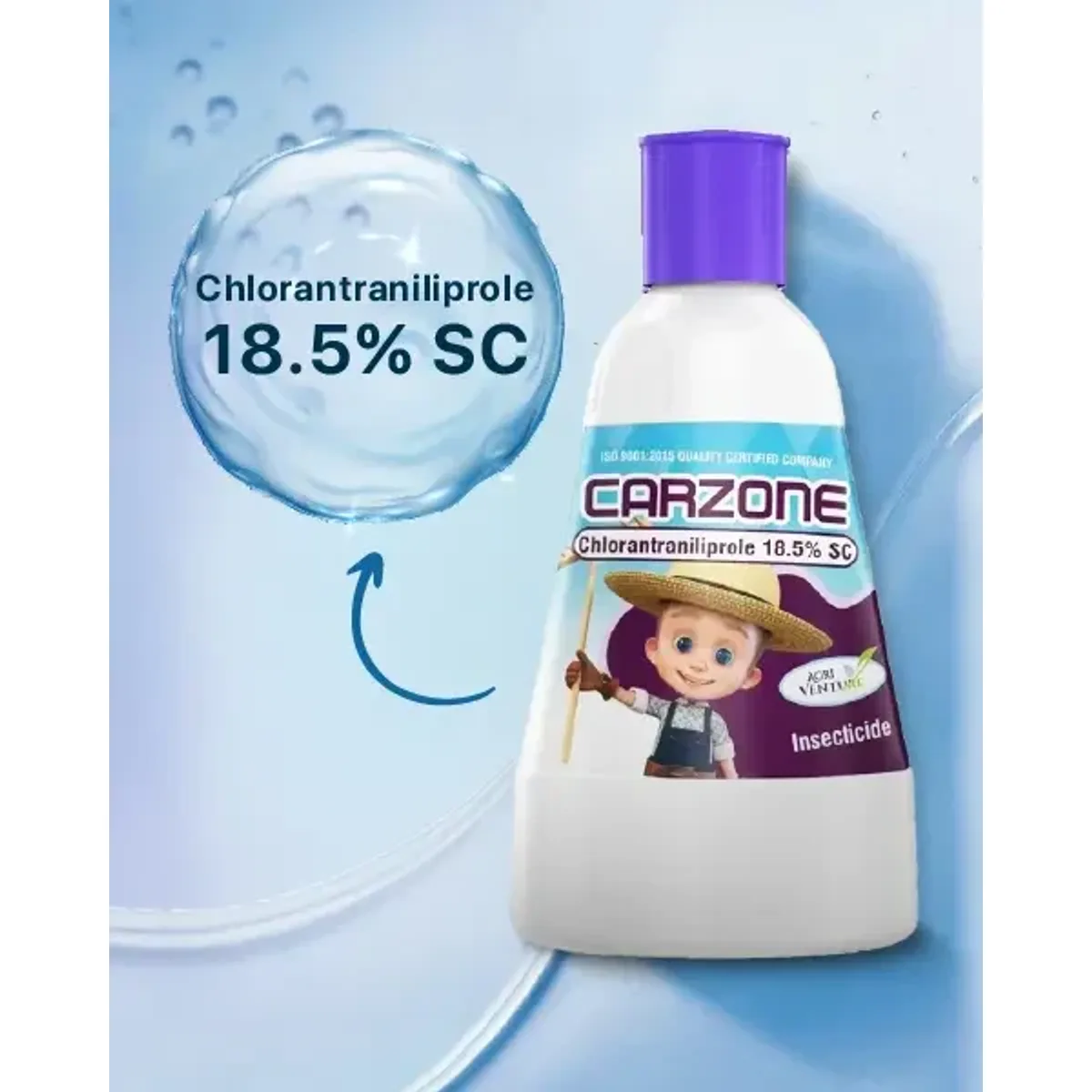 AgriVenture Carzone Insecticide (Chlorantraniliprole 18.5% SC) - Broad Spectrum Pest Control