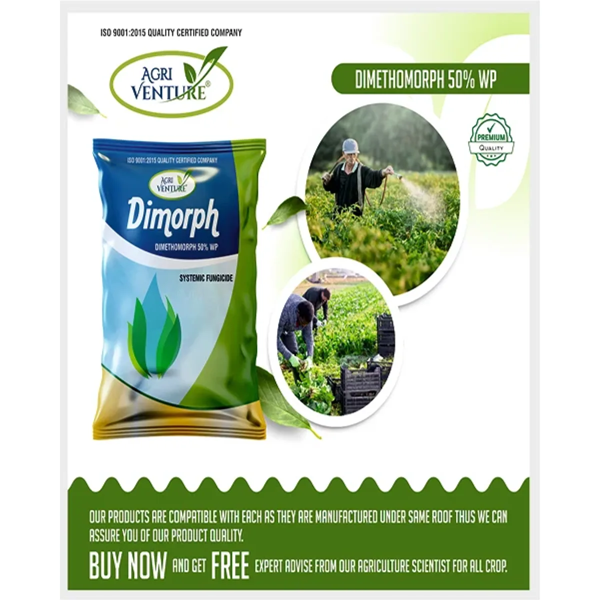 AgriVenture Dimorph (Dimethomorph 50% WP) Fungicides
