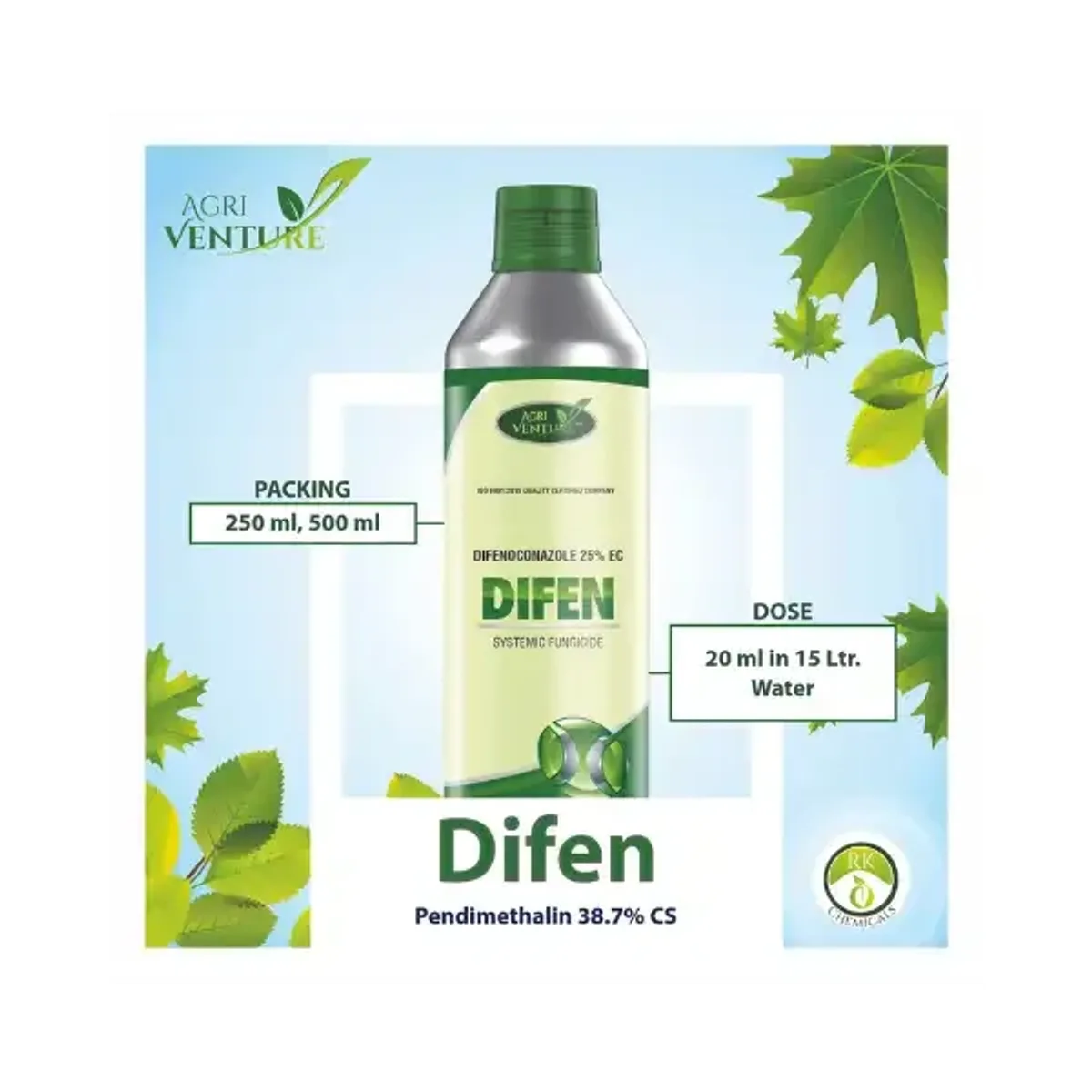 Agriventure Difen (Difenoconazole 25% EC) – Broad Spectrum Disease Control